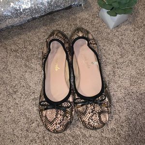 Cheetah print ballet flats